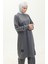 Iki Ip Tunik Pantolon Ikili Takım 0044-16 Koyu Gri 3