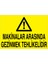Makinalar Arasında Gezinmek Tehlikelidir Uyarı Tabelası - 35 x 50 Alüminyum Kompozit Panel - M106 1