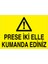 Prese İki Elle Kumanda Ediniz Uyarı Tabelası - 35 x 50 Alüminyum Kompozit Panel - PGM13 1