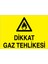 Dikkat Gaz Tehlikesi Uyarı Tabelası - 50 x 70 Alüminyum Kompozit Panel - DG11 1