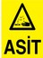 Asit Uyarı Tabelası - 50 x 70 Foreks - KM24 1