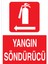 Yangın Söndürücü Uyarı Tabelası - 70 x 100 Alüminyum Kompozit Panel - Y55 1