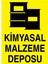 Kimsayasl Malzeme Deposu Uyarı Tabelası - 70 x 100 Alüminyum Kompozit Panel - Km4 1
