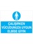 Çalışırken Vücudunuza Uygun Elbise Giyin Uyarı Tabelası - 35 x 50 Alüminyum Kompozit Panel - İE28 1