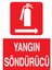 Yangın Söndürücü Uyarı Tabelası - 50 x 70 Alüminyum Kompozit Panel - Y54 1