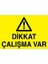 Dikkat Çalışma Var Uyarı Tabelası - 50 x 70 Foreks - M12 1