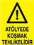 Atölyede Koşmak Tehlikelidir Uyarı Tabelası - 70 x 100 Alüminyum Kompozit Panel - Atö10 1