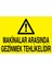 Makinalar Arasında Gezinmek Tehlikelidir Uyarı Tabelası - 20 x 30 Alüminyum Kompozit Panel - M106 1
