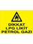 Dikkat Lpg Likit Petrol Gazı Uyarı Tabelası - 70 x 100 Alüminyum Kompozit Panel - DG22 1