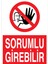Sorumlu Girebilir Uyarı Tabelası - 35 x 50 Alüminyum Kompozit Panel - YAS76 1