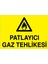 Patlayıcı Gaz Tehlikesi Uyarı Tabelası - 70 x 100 Alüminyum Kompozit Panel - Dg8 1
