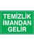 Temizlik İmandan Gelir Uyarı Tabelası - 35 x 50 Alüminyum Kompozit Panel - TD12 1
