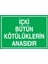 İçki Bütün Kötülüklerin Anasıdır Uyarı Tabelası - 50 x 70 Alüminyum Kompozit Panel - Iç1 1