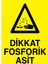 Dikkat Fosforik Asit Uyarı Tabelası - 50 x 70 Alüminyum Kompozit Panel - KM10 1