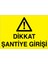 Dikkat Şantiye Girişi Uyarı Tabelası - 35 x 50 Alüminyum Kompozit Panel - Şa8 1