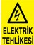 Elektrik Tehlikesi Uyarı Tabelası - 35 x 50 Alüminyum Kompozit Panel - E29 1