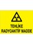 Tehlike Radyoaktif Madde Uyarı Tabelası - 70 x 100 Alüminyum Kompozit Panel - Rlı3 1