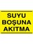 Suyu Boşuna Akıtma Uyarı Tabelası - 35 x 50 Alüminyum Kompozit Panel - Tas4 1