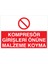 Kompresör Girişleri Uyarı Tabelası - 70 x 100 Alüminyum Kompozit Panel - Kom1 1