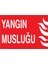 Yangın Musluğu Uyarı Tabelası - 20 x 30 Alüminyum Kompozit Panel - Y10 1