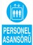 Personel Asansörü Uyarı Tabelası - 50 x 70 Foreks 1