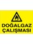 Doğalgaz Çalışması Uyarı Tabelası - 50 x 70 Alüminyum Kompozit Panel - DG32 1