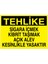 Tehlike Sigara İçmek Kibrit Taşımak Açık Alev Kesinlikle Uyarı Tabelası - 50 x 70 Foreks - AA12 1