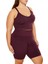 Plus Size Dikişsiz Crop Atlet 1