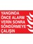 Yangında Önce Alarm Verin Sonra Söndürmeye Çalışın Uyarı Tabelası - 50 x 70 Foreks - Y22 1