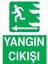 Yangın Çıkışı Uyarı Tabelası - 35 x 50 Alüminyum Kompozit Panel - Aç12 1