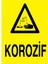 Korozif Uyarı Tabelası - 50 x 70 Foreks - TM14 1