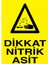 Dikkat Nıtrık Asit Uyarı Tabelası - 20 x 30 Foreks - KM14 1
