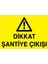 Dikkat Şantiye Çıkışı Uyarı Tabelası - 20 x 30 Foreks - Şa7 1