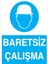Baretsiz Çalışma Uyarı Tabelası - 35 x 50 Foreks - Kkb4 1