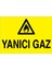 Yanıcı Gaz Uyarı Tabelası - 70 x 100 Foreks - Dg7 1
