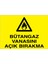 Bütan Gaz Vanasını Açık Bırakma Uyarı Tabelası - 20 x 30 Foreks - DG17 1