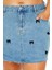 Denim Mini Etek 3