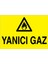 Yanıcı Gaz Uyarı Tabelası - 20 x 30 Foreks - Dg7 1