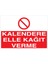 Kalendere Elle Kağıt Verme Uyarı Tabelası - 20 x 30 Foreks - Dm7 1