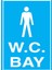 Wc Bay Uyarı Tabelası - 20 x 30 Foreks - Wt8 1