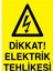 Dikkat Elektrik Tehlikesi Uyarı Tabelası - 35 x 50 Foreks - E21 1