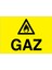 Gaz Uyarı Tabelası - 35 x 50 Foreks - DG15 1