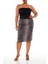 Plus Size Leopar Desenli Etek 2