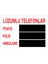 Lüzumlu Telefonlar Uyarı Tabelası - 20 x 30 Foreks - Iyf2 1