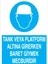 Tank Veya Platform Altına Girerken Uyarı Tabelası - 20 x 30 Foreks - KKB26 1