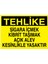 Tehlike Sigara İçmek Kibrit Taşımak Açık Alev Kesinlikle Uyarı Tabelası - 20 x 30 Foreks - AA12 1