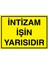 İntizam İşin Yarısıdır Uyarı Tabelası - 70 x 100 Foreks - GS11 1