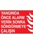 Yangında Önce Alarm Verin Sonra Söndürmeye Çalışın Uyarı Tabelası - 20 x 30 Foreks - Y22 1