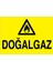 Doğalgaz Uyarı Tabelası - 20 x 30 Foreks - DG38 1