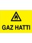 Gaz Hattı Uyarı Tabelası - 20 x 30 Foreks - DG14 1